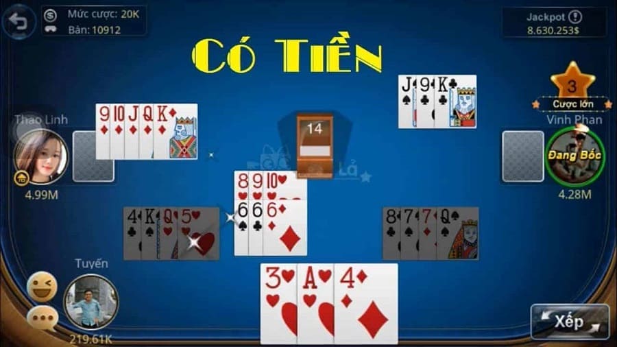 Cách nhanh nhất đánh thắng 1 ván đấu phỏm Cach nhanh nhat danh thang 1 van dau phom