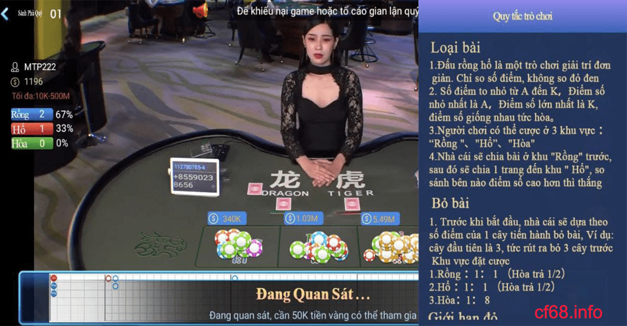 Cách chơi Rồng Hổ chuẩn nhất cho những ai mới bắt đầu chơi Cach choi Rong Ho chuan nhat cho nhung ai moi bat dau choi