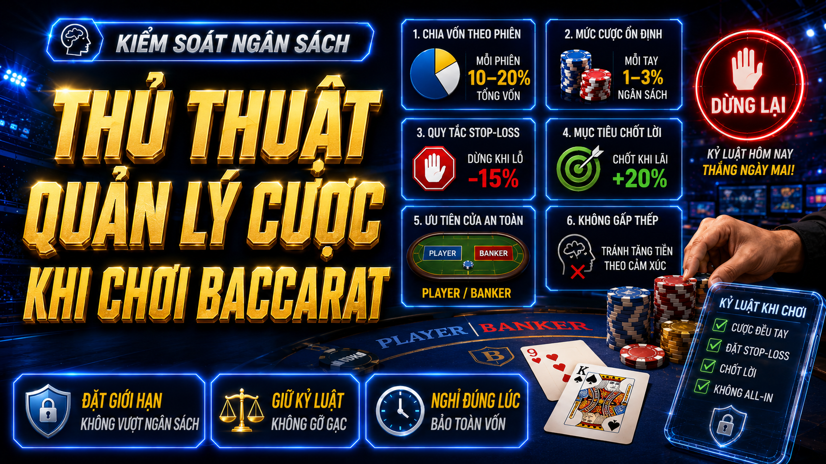 Sai lầm quản lý cược dễ gây thua lỗ
