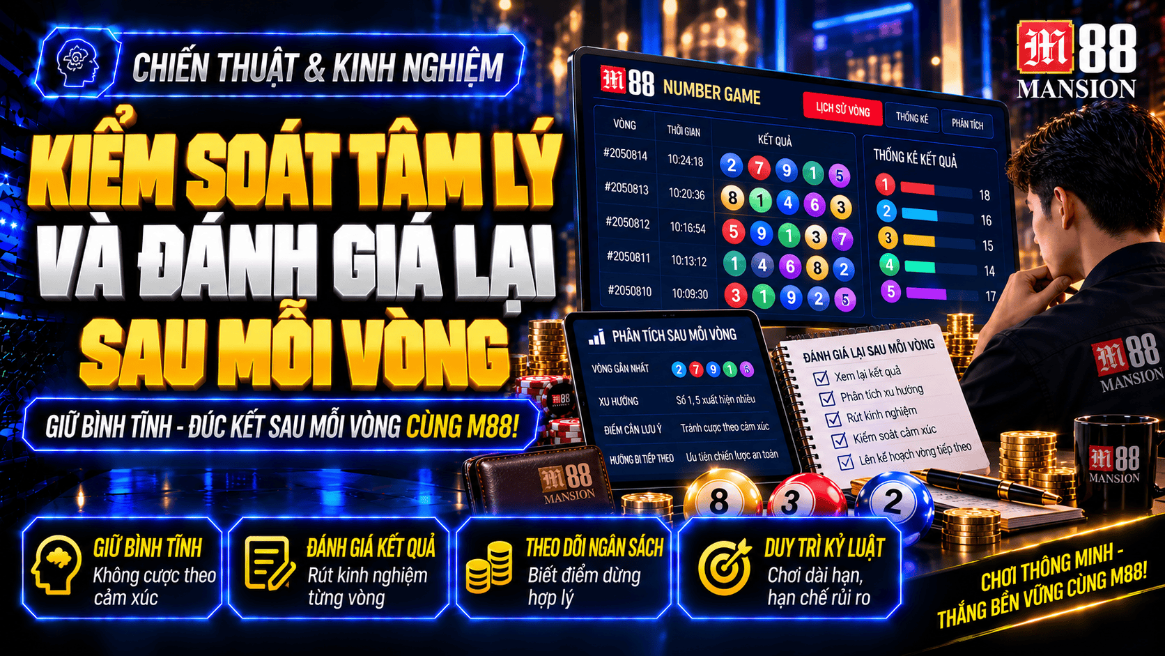 Ghi chép kết quả để tránh ảo giác thắng thua
