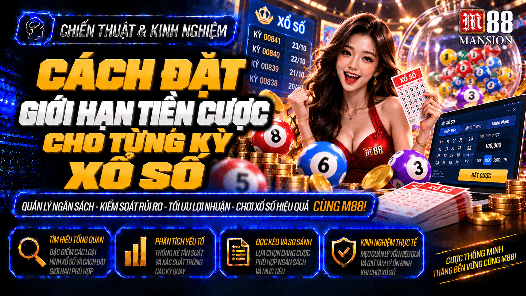Cách đặt giới hạn tiền cược cho từng kỳ xổ số phù hợp ngân sách
