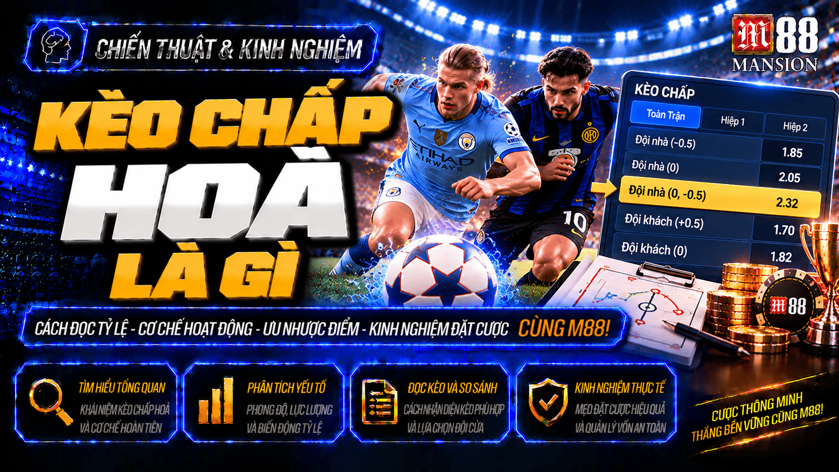 Kèo chấp hòa là gì? Cách đọc, cách tính và kinh nghiệm vào kèo cho người mới