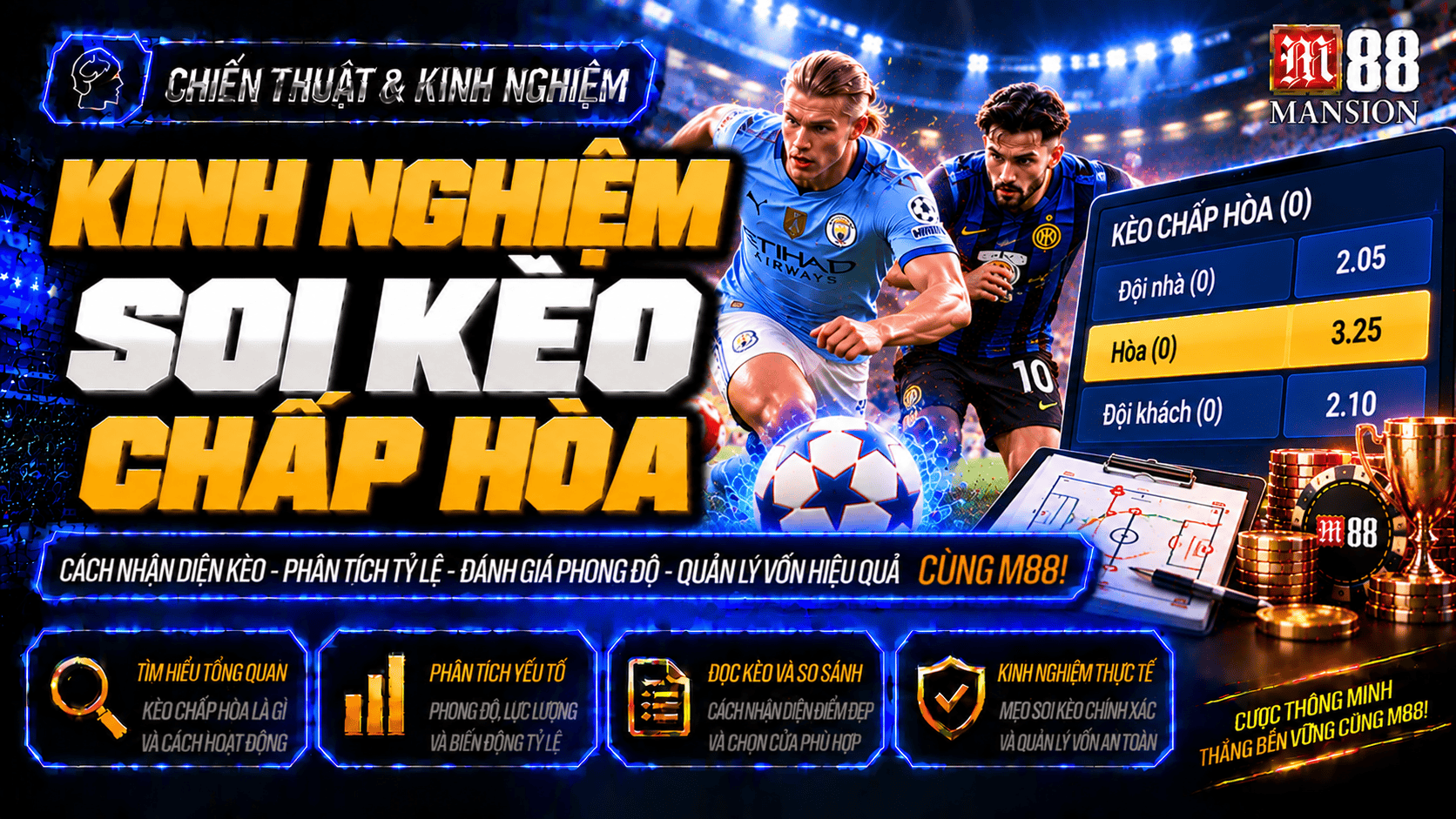 Kinh nghiệm soi kèo chấp hòa trước khi đặt cược