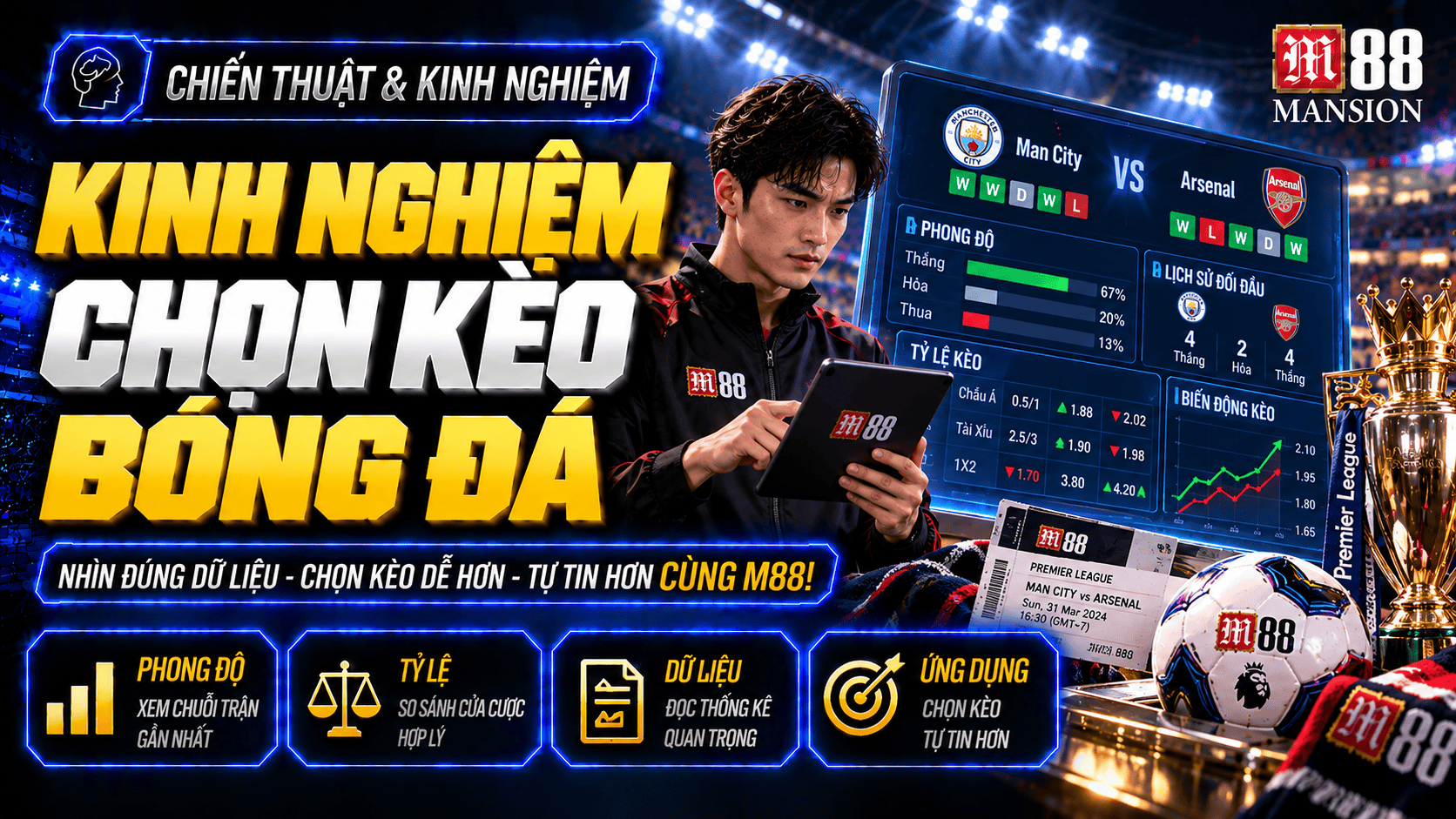 Kinh nghiệm chọn kèo bóng đá dựa trên dữ liệu thay vì cảm xúc