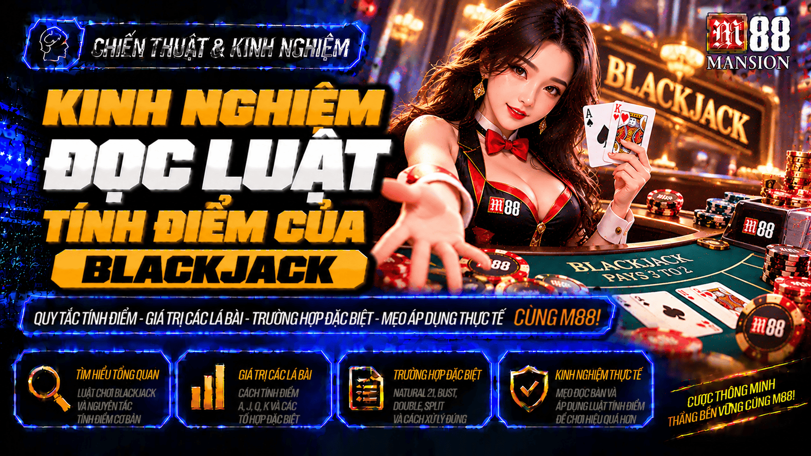 Kinh nghiệm đọc luật tính điểm của từng bàn Blackjack cho người mới